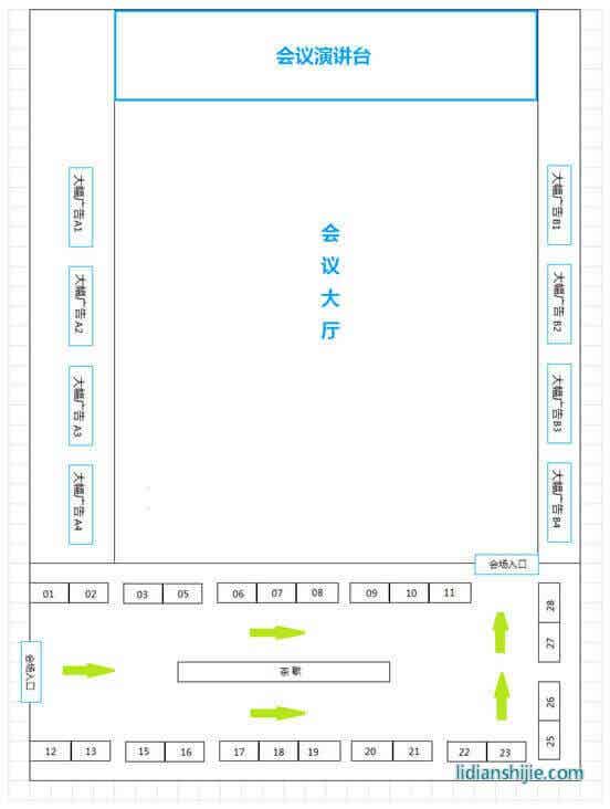 2019第二屆鋰電行業(yè)技術(shù)創(chuàng)新與應(yīng)用發(fā)展高峰論壇會(huì)議現(xiàn)場平面圖