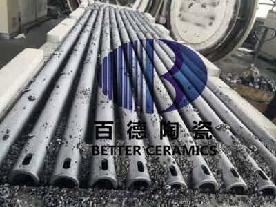百德機(jī)械 鋰電設(shè)備配件燒結(jié)爐碳化硅輥棒D40×27×2100